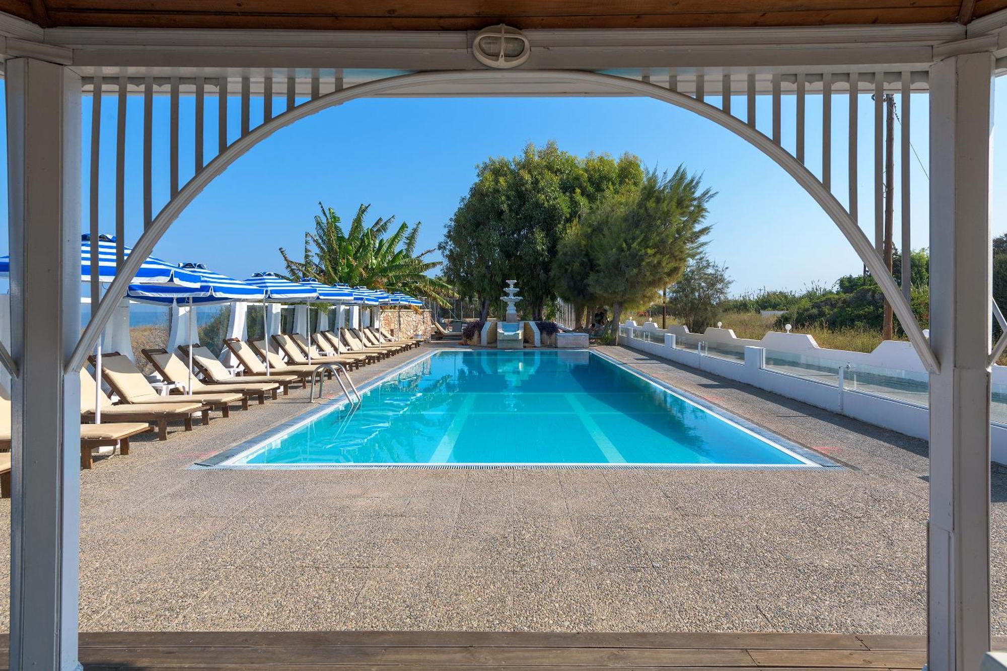 Nirvana Beach Hotel Theológos エクステリア 写真