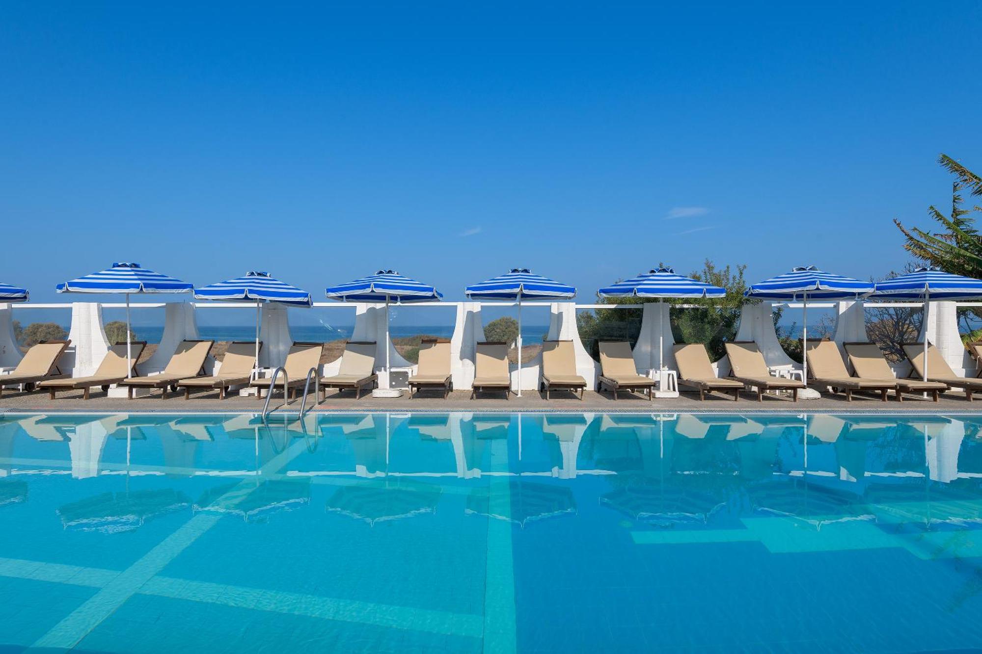 Nirvana Beach Hotel Theológos エクステリア 写真