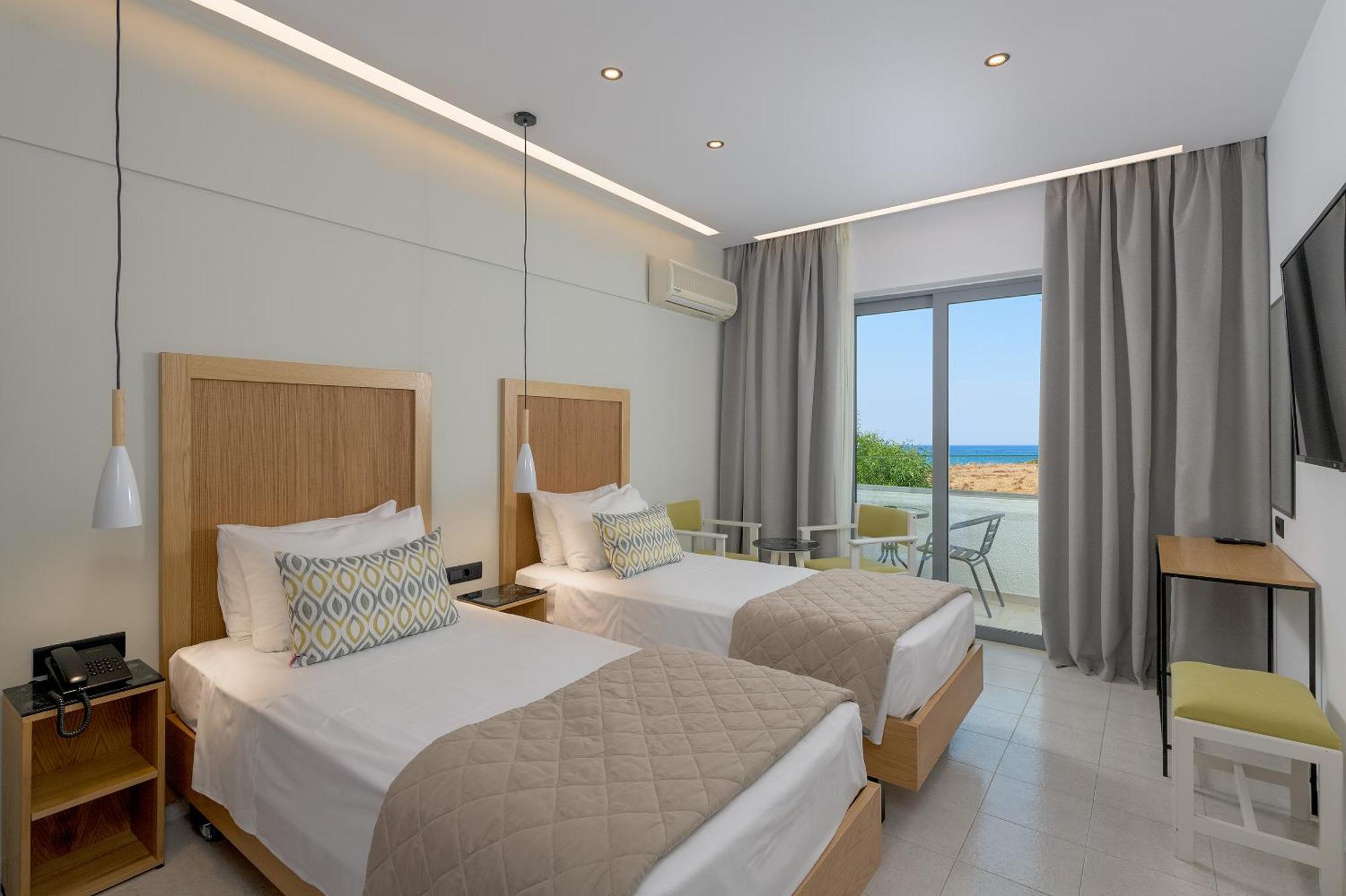 Nirvana Beach Hotel Theológos エクステリア 写真